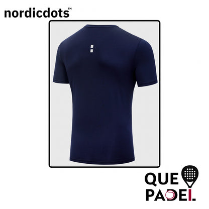 Nordicdots Performance Tee Hombre Navy