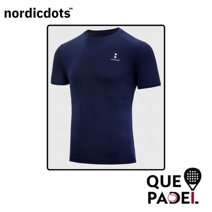 Nordicdots Performance Tee Hombre Navy