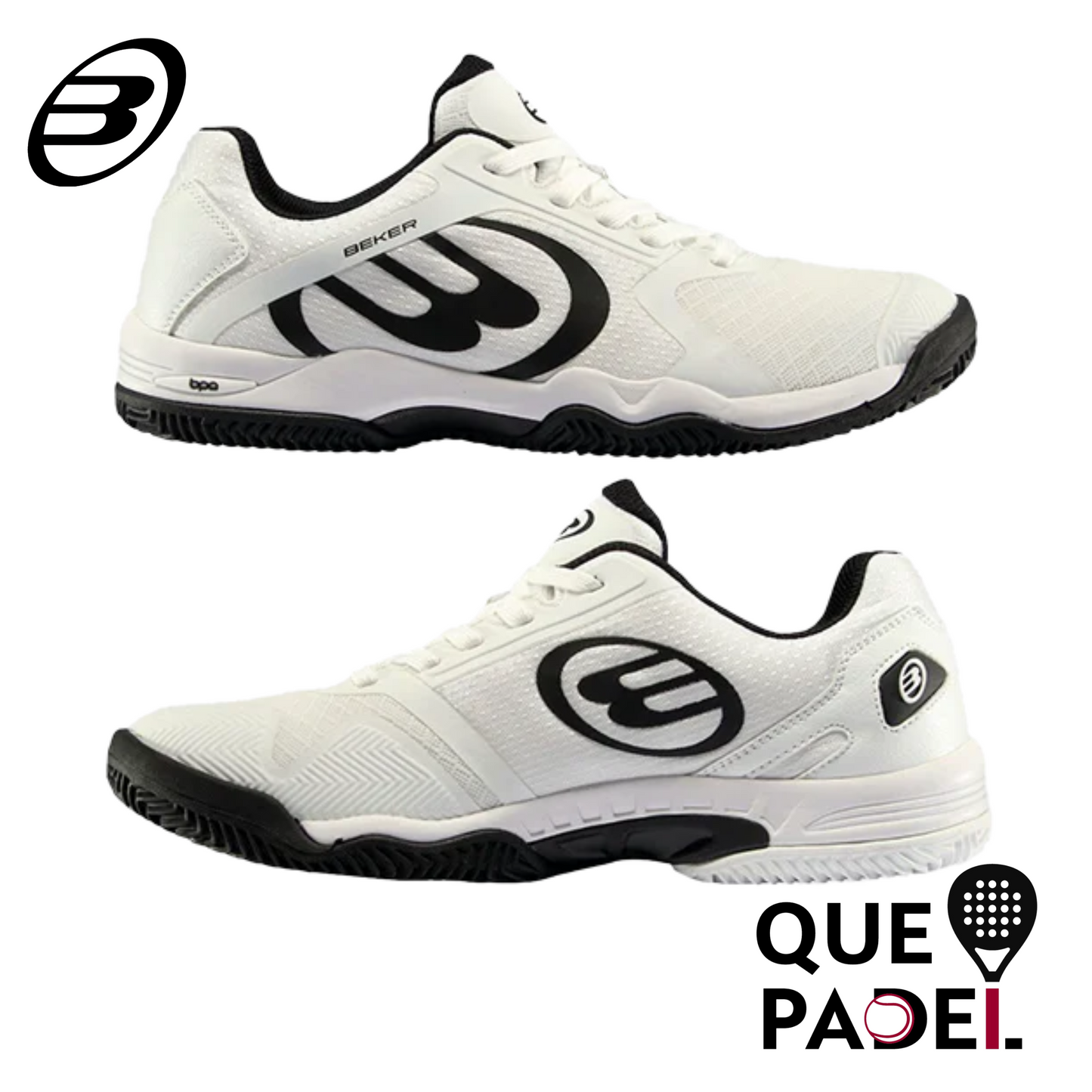 Tenis Bullpadel Beker V24 Blancos