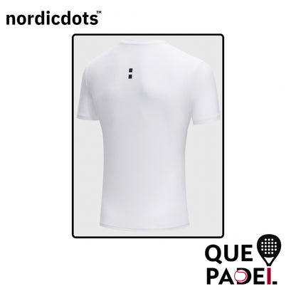 Nordicdots Performance Tee Hombre Blanca