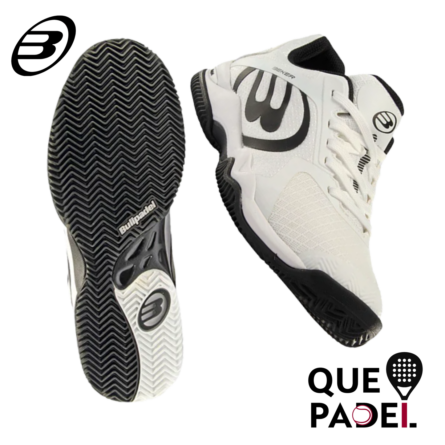 Tenis Bullpadel Beker V24 Blancos