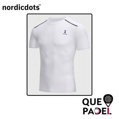 Nordicdots Performance Tee Hombre Blanca