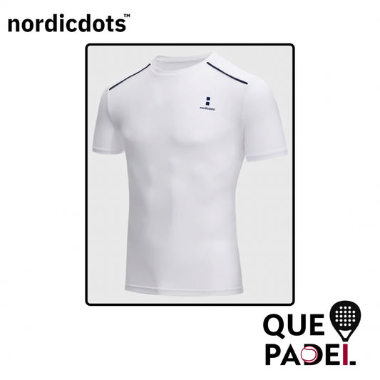 Nordicdots Performance Tee Hombre Blanca