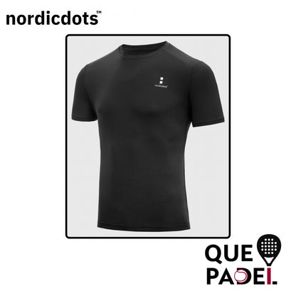 Nordicdots Performance Tee Hombre Negra