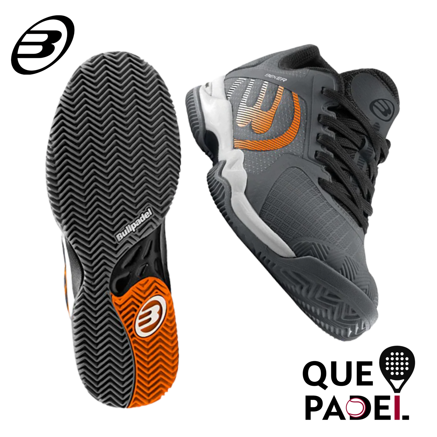 Tenis Bullpadel Beker V24 Grises