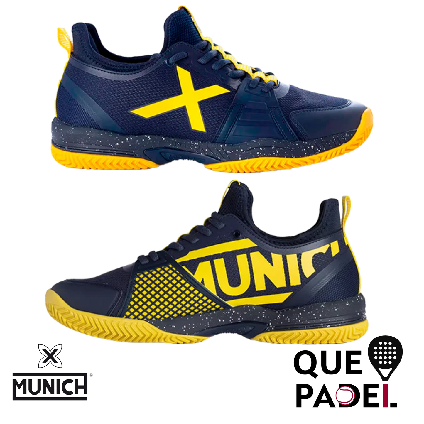 Tenis Munich Oxygen Azul/Amarillo